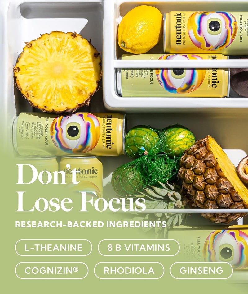 Neutonic Nootropic Productivity Energy Drink - Wild Citrus - Image 3